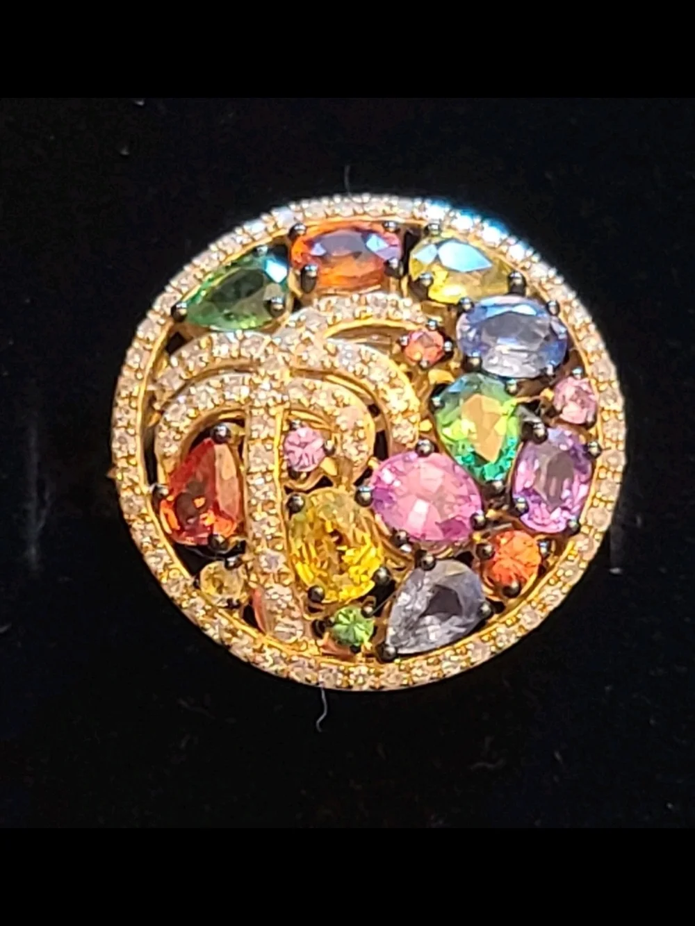 EFFY *Rare Find* Brand New 14K Gold Multi-Stone Ring Size 7